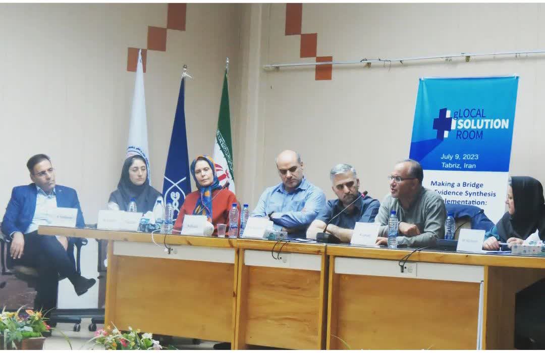 حضور فعال ریاست و مدیران بیمارستان شهید محلاتی تبریز در نشست تخصصی مرکز Evidence Base Medicine(EBM)